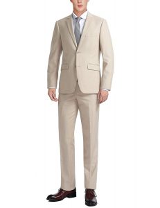 mens tan suits beach wedding